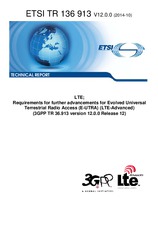 Norma ETSI TR 136913-V12.0.0 14.10.2014 náhľad