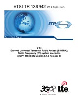 Norma ETSI TR 136942-V8.4.0 30.7.2012 náhľad