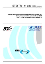 Náhľad ETSI TR 141033-V5.0.0 27.6.2002