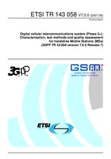 Norma ETSI TR 143058-V7.0.0 30.6.2007 náhľad