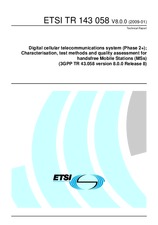 Norma ETSI TR 143058-V8.0.0 28.1.2009 náhľad