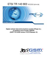 Norma ETSI TR 143903-V12.0.0 30.9.2014 náhľad