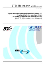 Norma ETSI TR 145914-V10.0.0 31.5.2011 náhľad