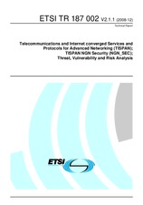 Norma ETSI TR 187002-V2.1.1 11.12.2008 náhľad