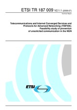 Náhľad ETSI TR 187009-V2.1.1 18.7.2008