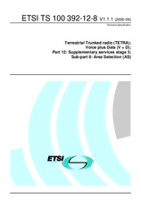 Náhľad ETSI TS 100392-12-8-V1.1.1 28.9.2000