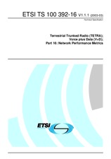 Náhľad ETSI TS 100392-16-V1.1.1 14.3.2003