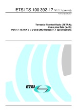 Náhľad ETSI TS 100392-17-V1.1.1 31.5.2001