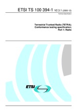 Náhľad ETSI TS 100394-1-V2.2.1 20.9.2000