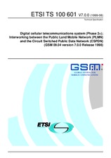 Náhľad ETSI TS 100601-V7.0.0 13.8.1999