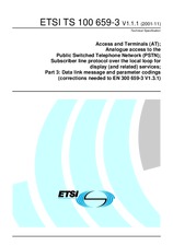 Náhľad ETSI TS 100659-3-V1.1.1 6.11.2001