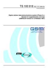 Norma ETSI TS 100918-V6.1.0 30.3.1999 náhľad
