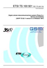 Norma ETSI TS 100921-V6.1.0 31.3.2001 náhľad