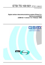 Norma ETSI TS 100921-V7.0.1 30.7.1999 náhľad