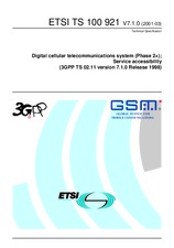 Norma ETSI TS 100921-V7.1.0 31.3.2001 náhľad