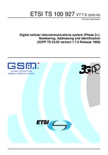 Norma ETSI TS 100927-V7.7.0 30.6.2002 náhľad