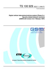 Norma ETSI TS 100929-V6.0.1 31.7.1998 náhľad