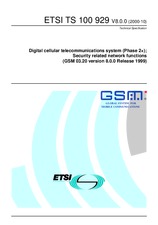 Norma ETSI TS 100929-V8.0.0 31.10.2000 náhľad