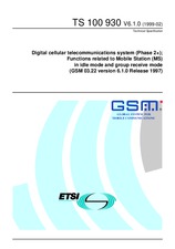 Norma ETSI TS 100930-V6.1.0 26.2.1999 náhľad