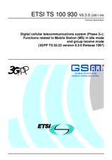 Norma ETSI TS 100930-V6.3.0 25.4.2001 náhľad