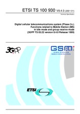 Norma ETSI TS 100930-V8.4.0 11.5.2001 náhľad
