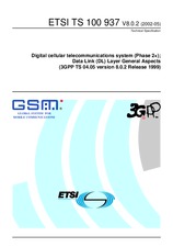 Norma ETSI TS 100937-V8.0.2 31.5.2002 náhľad