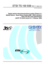 Norma ETSI TS 100938-V8.1.1 31.1.2001 náhľad