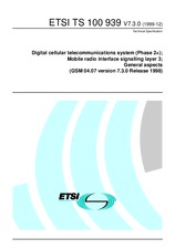 Norma ETSI TS 100939-V7.3.0 31.12.1999 náhľad