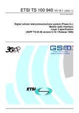 Norma ETSI TS 100940-V5.18.1 14.8.2001 náhľad