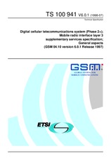 Norma ETSI TS 100941-V6.0.1 31.7.1998 náhľad