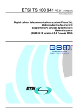 Norma ETSI TS 100941-V7.0.1 30.7.1999 náhľad