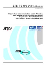 Norma ETSI TS 100943-V8.0.0 3.8.2001 náhľad