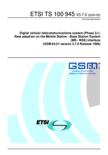 Norma ETSI TS 100945-V5.7.0 7.8.2000 náhľad