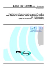 Norma ETSI TS 100945-V6.1.0 7.8.2000 náhľad