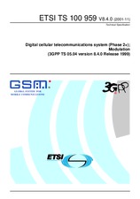 Norma ETSI TS 100959-V8.4.0 30.11.2001 náhľad