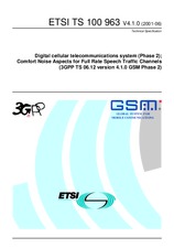 Norma ETSI TS 100963-V4.1.0 23.7.2001 náhľad