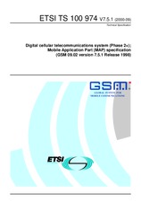 Norma ETSI TS 100974-V7.5.1 14.9.2000 náhľad