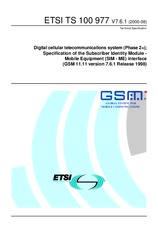 Norma ETSI TS 100977-V7.6.1 10.8.2000 náhľad