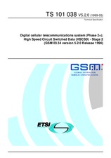 Norma ETSI TS 101038-V5.2.0 26.5.1999 náhľad