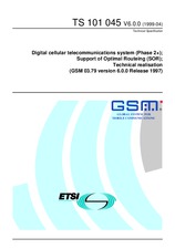 Norma ETSI TS 101045-V6.0.0 30.4.1999 náhľad