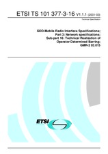 Náhľad ETSI TS 101377-3-16-V1.1.1 15.3.2001