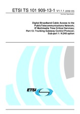 Náhľad ETSI TS 101909-13-1-V1.1.1 28.3.2002