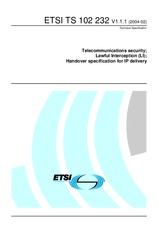 Norma ETSI TS 102232-V1.1.1 6.2.2004 náhľad