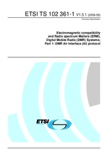 Norma ETSI TS 102361-1-V1.3.1 11.9.2006 náhľad