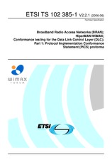 Norma ETSI TS 102385-1-V2.2.1 26.6.2006 náhľad