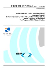Norma ETSI TS 102385-2-V2.2.1 26.6.2006 náhľad