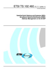 Norma ETSI TS 102460-V1.1.1 24.11.2006 náhľad