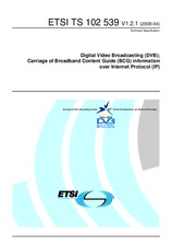 Norma ETSI TS 102539-V1.2.1 1.4.2008 náhľad
