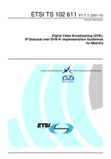 Norma ETSI TS 102611-V1.1.1 29.10.2007 náhľad