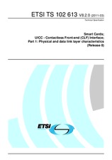 Norma ETSI TS 102613-V8.2.0 4.3.2011 náhľad